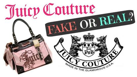 spotting fake juicy couture